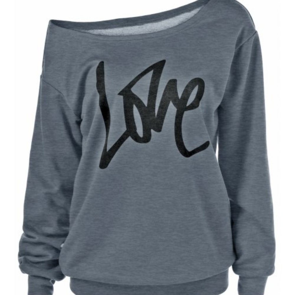Skew Collar Sweatshirt💕💕
